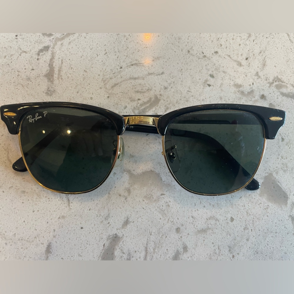 Authentic Ray Ban RB3016 Clubnaster Polarized Sun Glasses Unisex